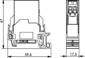 Telegärtner STX Tragschienen-Verbinder LC-D Kupplung SM 100022792