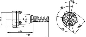 Telegärtner NF-Kabelstecker, Ganzmet. U77/U-M 100022929