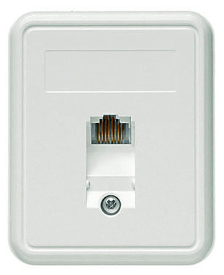 Telegärtner UMJ45 8 AP Cat.5e alpinweiss 100022998