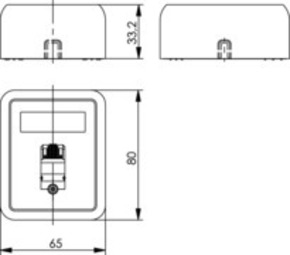 Telegärtner UMJ45 8 AP Cat.5e alpinweiss 100022998