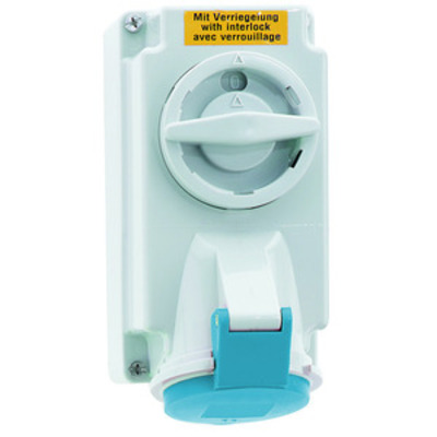 Bals Elektrotech. Wandsteckdose GT abschaltb 16A 3p 230V 6h IP44 1619