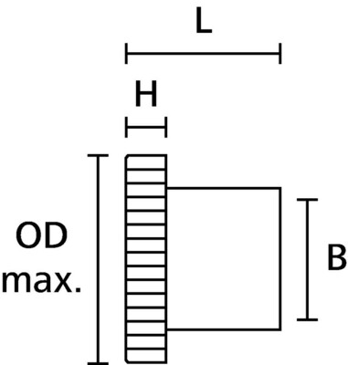 HellermannTyton Metallverschraubung Endverschluss LTS20-EI-NPB-ML (10)