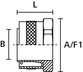 HellermannTyton Metallverschraubung Einführungsbuchse PCS40-PC-NPB-ML (2)