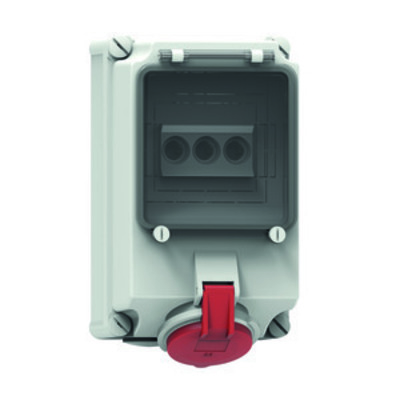 Bals Elektrotech. Wandsteckdose GT abgesich. 32A 5p 400V 6h IP44 15132