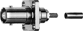 Telegärtner BNC-Kabeleinbaubuchse mit Flansch G7 100023422