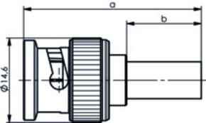 Telegärtner BNC-Kabelstecker Crimp G40 (1.2/4.9) 100023449