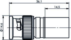 Telegärtner BNC-Kabelstecker Crimp G31 (RG-11A/U) 100023466