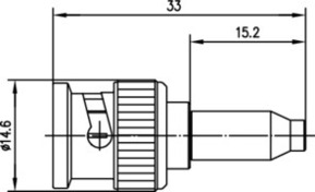 Telegärtner BNC-Kabelstecker 75Ohm cr/cr 100023472