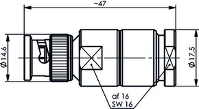 Telegärtner BNC-Kabelstecker G31/32 RG11A/U,216/U 100023507