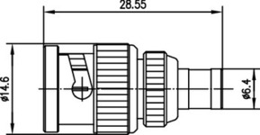 Telegärtner Adapter BNC-SMB (M-F) 50Ohm 100023687