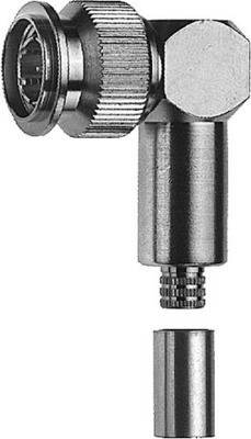 Telegärtner TNC-Kabelwinkelstecker cr G1 (RG58 C/U) 100023700