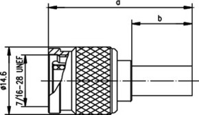 Telegärtner TNC-Stecker StandardG5 (RG223/U) 100023709