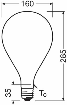 Ledvance LED-Lampe Vintage1906 E27, 827, dimmbar 1906 #4058075836228