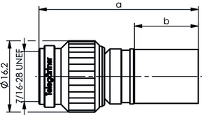 Telegärtner TNC-Kabelstecker cr/cr G42 (2.7/7.1) 100023715