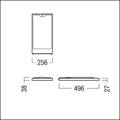 Zumtobel Group Leuchtenkopf 930, silber ARTELEASUP #42189644