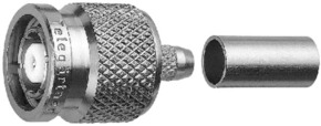 Telegärtner R-TNC-Kabelstecker (RG-58C/U) crimp/cri 100023747