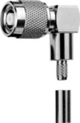 Telegärtner R-TNC-Winkelstecker (RG-58C/U) crimp/cri 100023749