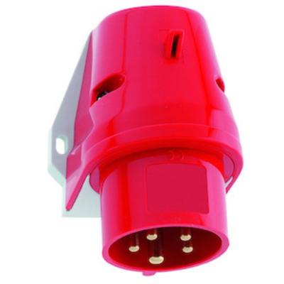 Bals Elektrotech. Wandgerätestecker 32A 5p 400V 6h IP44 242002
