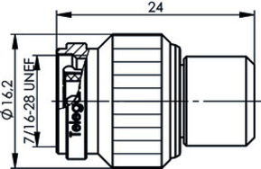 Telegärtner TNC-Abschlusswiderstand (M),1W,2.5GHz,50Ohm 100023839
