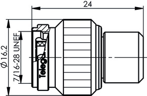Telegärtner TNC-Abschlusswiderstand (M),1W,2.5GHz,50Ohm 100023839