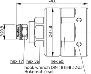 Telegärtner N-Kabelstecker Simfix Pro G26 (1 5/8Z) 100023989