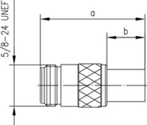 Telegärtner N-Kabelbuchse cr/cr RG214/U 100024005