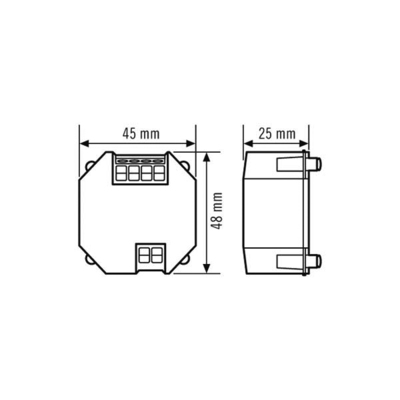 ESYLUX Schaltmodul UP für DALI-Bus ACTUATORSEMIA.C4DALI