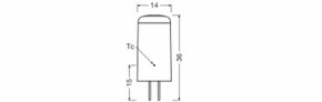 Ledvance LED-PIN-Lampe G4 827, klar LEDPIN28320P2.2827KL