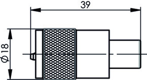 Telegärtner UHF-Kabelstecker (PTFE) G1(RG58C/U),G2(RG59B 100024337