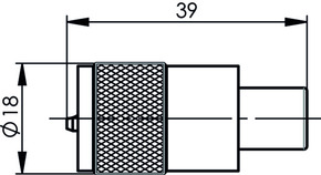 Telegärtner UHF-Kabelstecker (PTFE) G1(RG58C/U),G2(RG59B 100024337