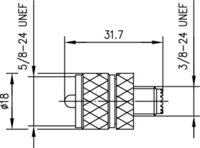 Telegärtner Adapter UHF-MiniUHF (M-F) 100024354