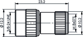 Telegärtner Adapter MiniUHF/FME (M-M) 100024363