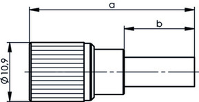 Telegärtner 1,6/5,6-Stecker Schraub cr/cr G2(RG-59B/U) 100024374