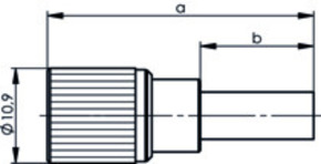 Telegärtner 1,6/5,6-Stecker Schraub cr/cr G2(RG-59B/U) 100024374