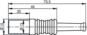 Telegärtner Kabelstecker Cr schwarz 4/13 G29(0.45L/1.4) 100024383