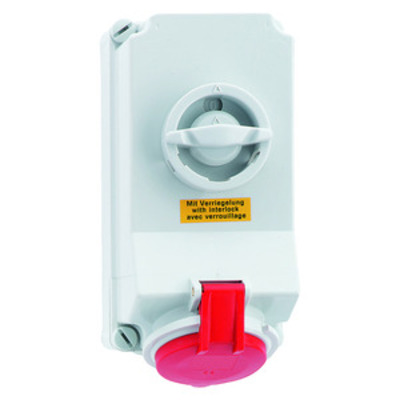 Bals Elektrotech. Wandsteckdose GT abschaltb 16A 5p 400V 6h IP44 16039