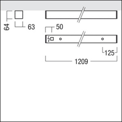 Zumtobel Group LED-Anbauleuchte 830, silber LINCOR A D #42950841