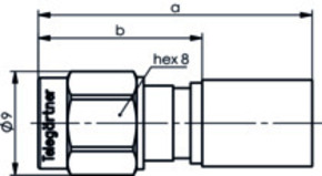 Telegärtner R-SMA-Stecker Reverse cr G30 (1.5/3.8) 100024659