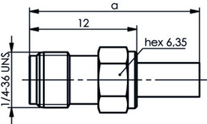 Telegärtner SMA-Kabelbuchse AU G1 (RG58C/U) 100024696