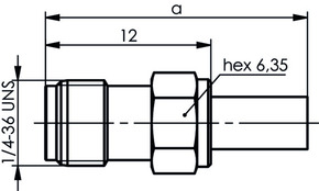 Telegärtner SMA-Kabelbuchse AU G1 (RG58C/U) 100024696