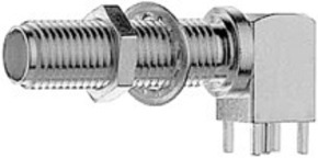 Telegärtner SMA-Winkeleinbaubuchse Au für LTP, 50Ohm 100024718