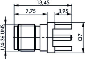 Telegärtner SMA-Buchse für LTP 50Ohm AU, 905 100024719