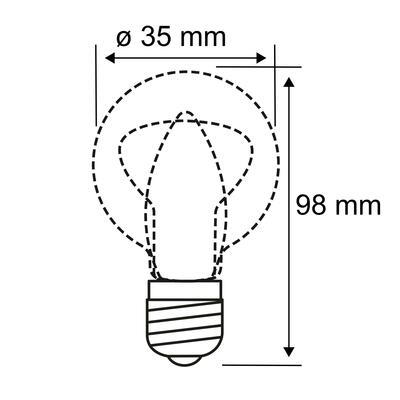 Paulmann LED-Filamentlampe 230V 286.83