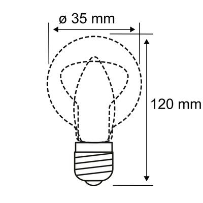 Paulmann LED-Filamentlampe 230V 286.85