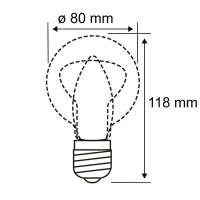 Paulmann LED-Filamentlampe 230V 287.01