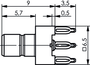 Telegärtner SMB-Stecker für LTP 50Ohm Press in 603 100024856