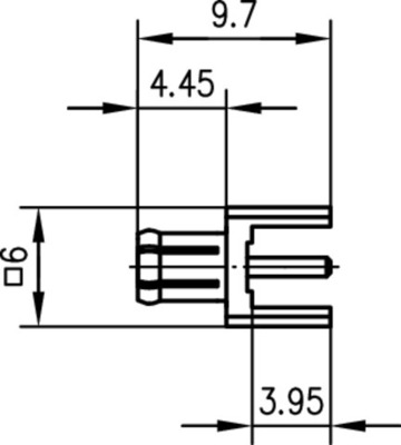 Telegärtner MCX-Anbaustecker AU 50Ohm f. LTP A06 100024988