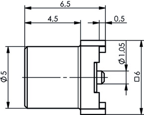 Telegärtner MCX-buchse f.LTP IN SMT AU 100024994
