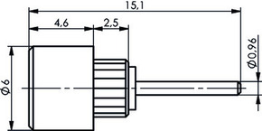 Telegärtner MCX-Einpressbuchse 50Ohm mit Lötstift 100025003