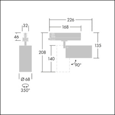 Thorn LED-Strahler 940, weiß TONICS28009403GUFLWH